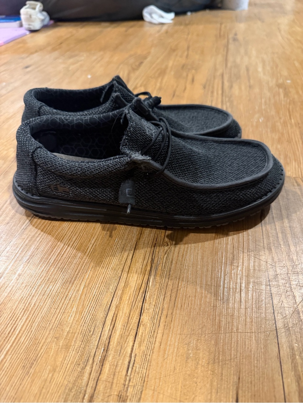 Hey Dude SOX Micro Total Black Slip-On Loafer - Black